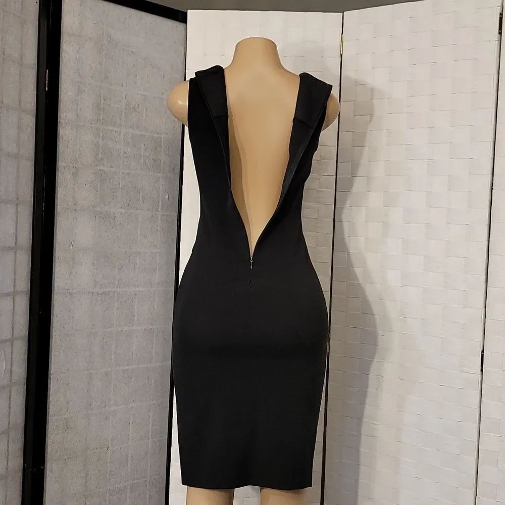 TAGLAI SLEEVELESS SHEATH BODYCON DRESS - Picture 9 of 13